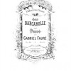 Barcarolle No.7, Op.90 - Faure